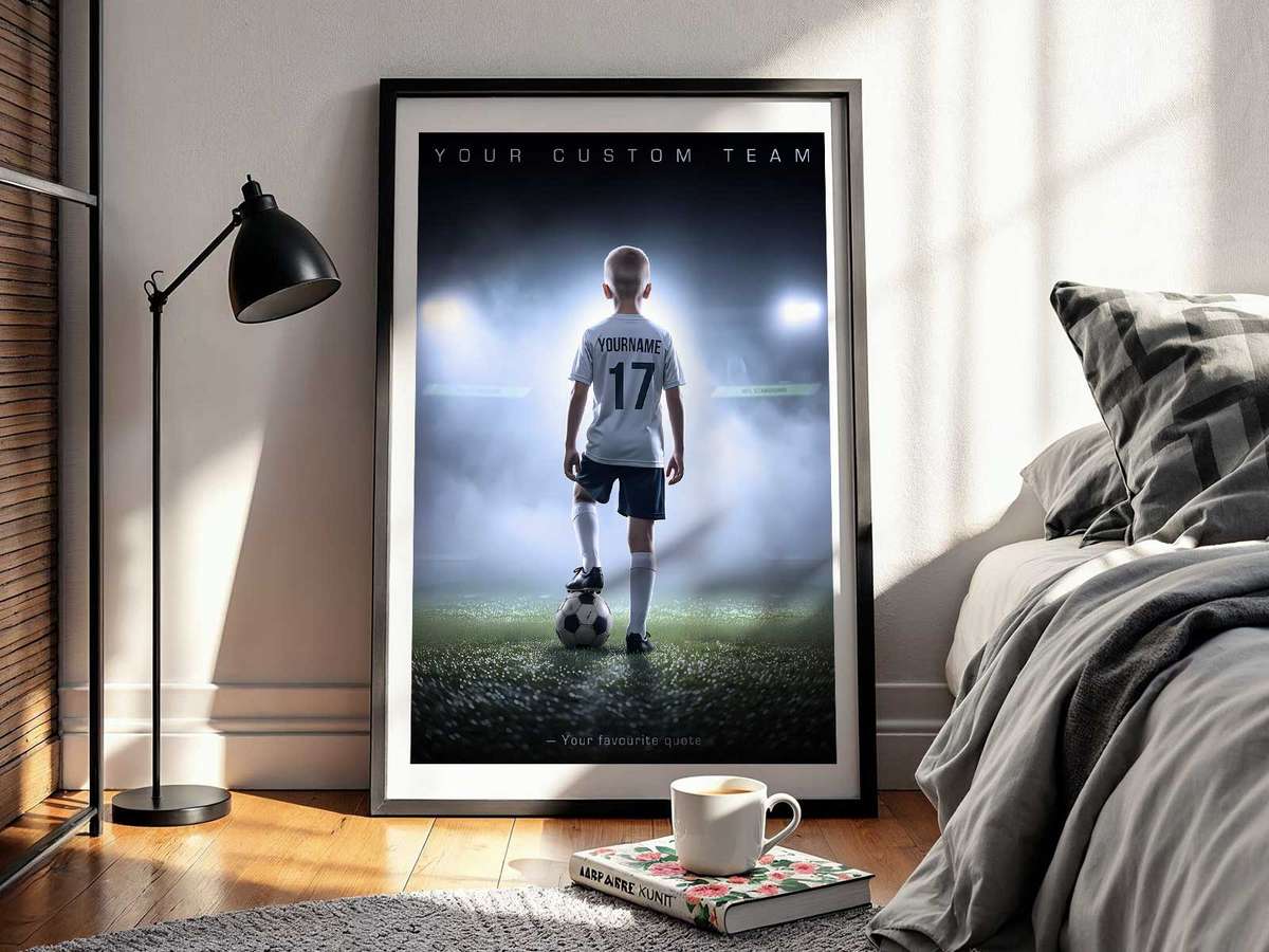 Vintage-style keepsake poster featuring a framed photo and decorative elements suitable for display