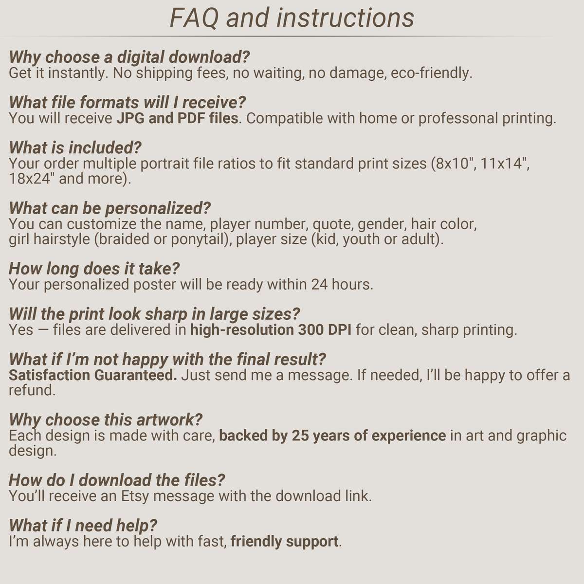 Framed inspirational soccer poster on a bedroom wall featuring a player’s name and number with warm bedside lighting