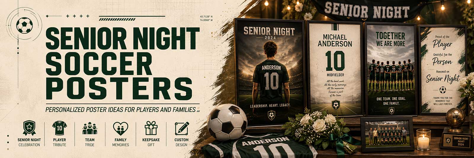 Senior Night Soccer Posters: Personalized Poster Ideas for Players and Families