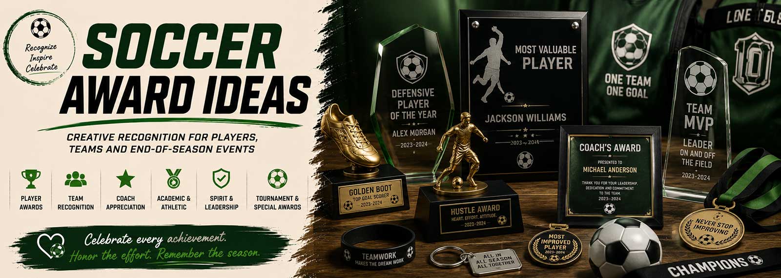 Soccer Award Ideas: Creative Recognition for Players, Teams and End-of-Season Events